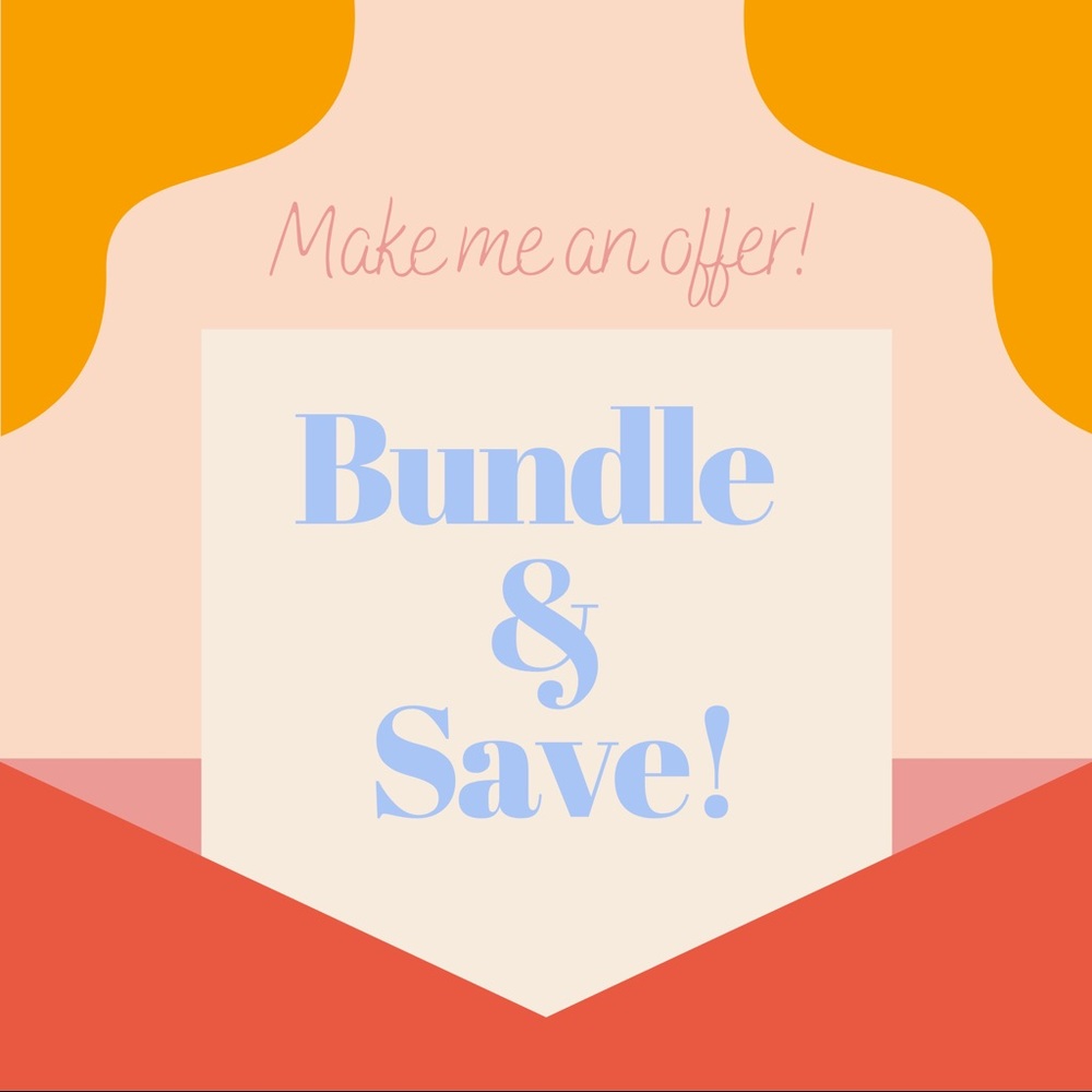 Bundle 2 for 15% discount. Offers welcome!
